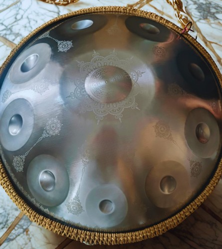 Silver yantra fossey handpan - yantra,