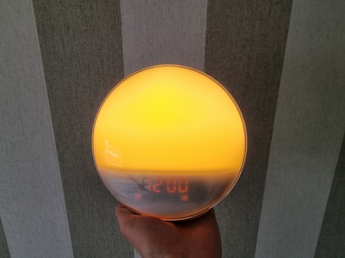 Wake light alarm clock - light,