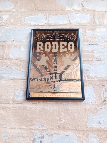Rodeo advertising mirror retro - mirror,