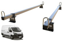 Van roof rack 2 bars for CITROEN RELAY van 2006-onward TITAN Construction Grade
