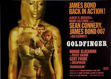 Home Wall Print - Vintage Movie Film Poster - JAMES BOND GOLDFINGER -A4,A3,A2,A1