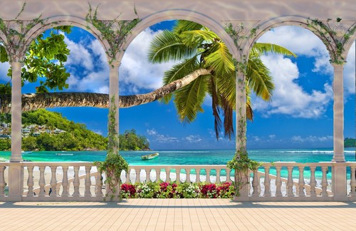 Photo wall mural - photo, mural-terrace