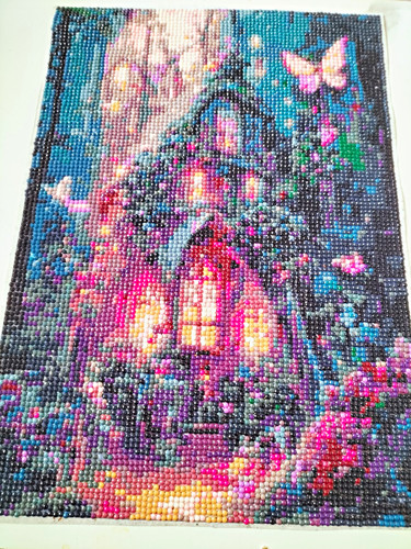 Finished diamond art - 3d,