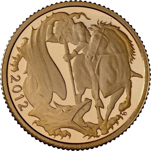 2012 gold quarter proof - gold,