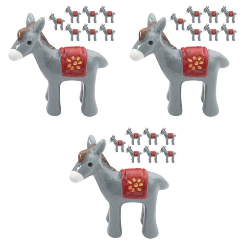 Pack tiny miniature donkey - 3,