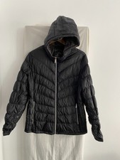MICHAEL KORS Black Lightweight Hooded Down Puffer Coat Size XL