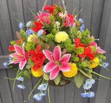 12 Inch Rattan Hanging baskets