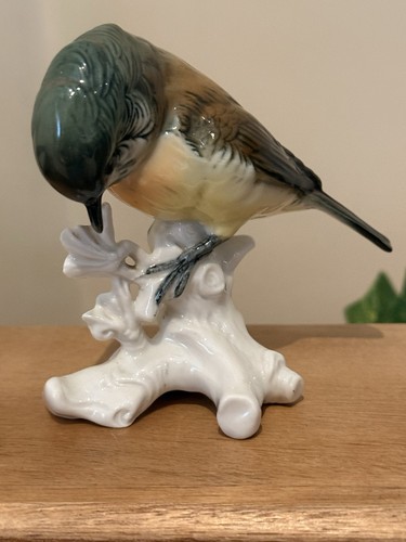 Vintage porcelain bird - vintage,