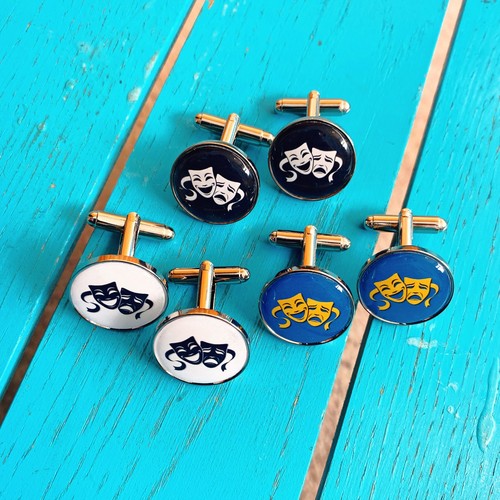 Theatre masks cufflinks - theatre,