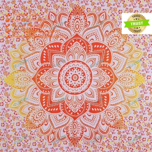 Ethnic cotton handmade throw - cotton,
