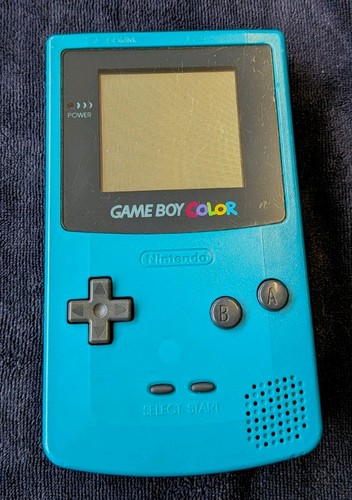 Nintendo game boy color teal - game,