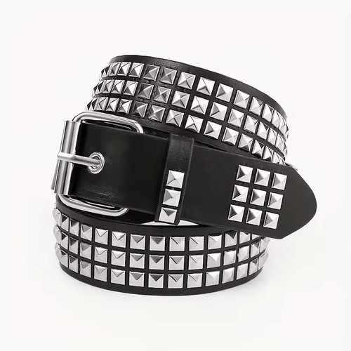 2024 punk rivet belt - 2024,