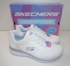 Skechers New Ladies Womens Casual Memory Foam Trainers Shoes RRP £70 UK Size 4-8