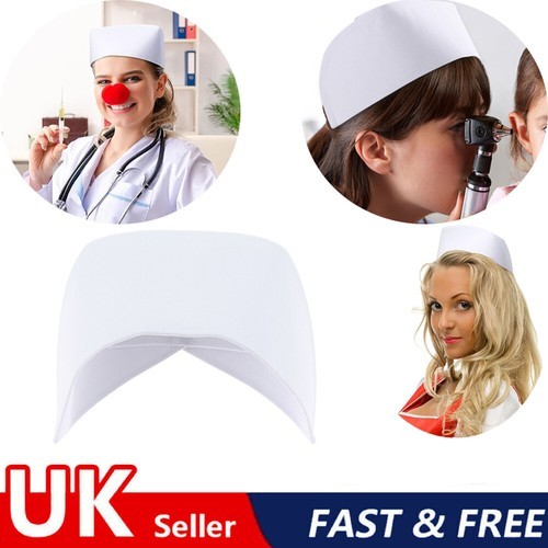 White nurse hat authentic - white,