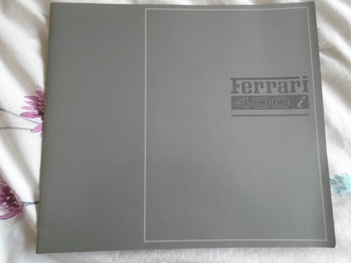 Ferrari 400i brochure 1983
