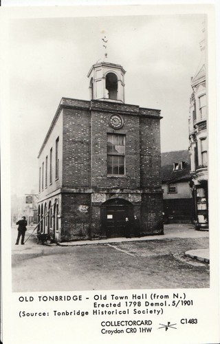 Kent postcard tonbridge old - -,