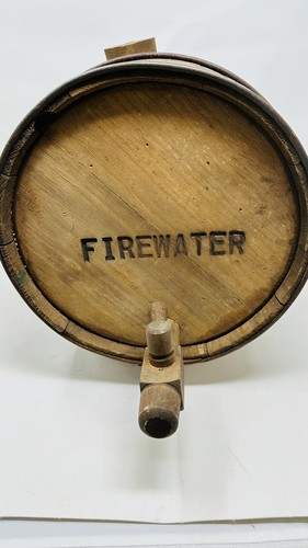 Wood barrel firewater - barrel,