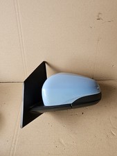 2015-2019 Vauxhall Viva N/s Passenger Door Mirror Wing Mirror Light Blue