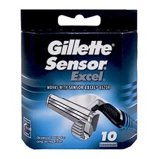Gillette Sensor Excel razor blades, pack of 10