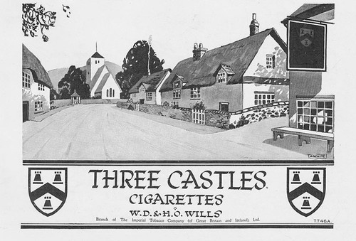 Three castles cigarettes - castles,