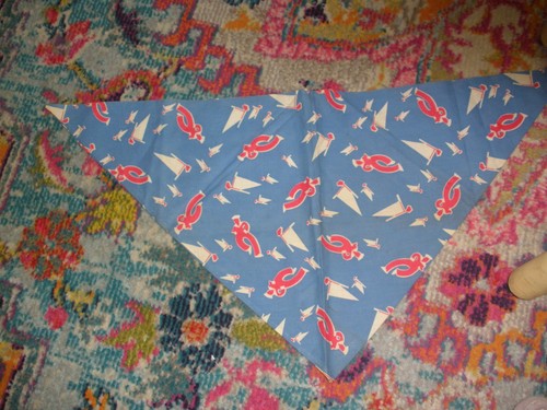 Vintage 40s sailor sailboat - 40s,