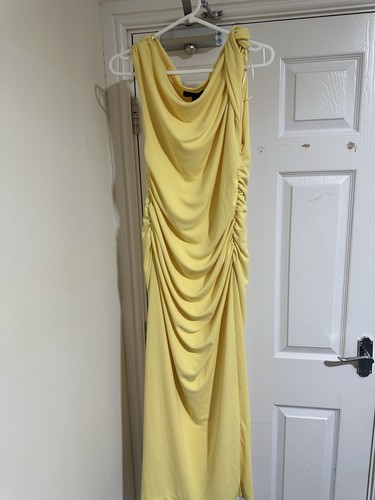 Zara yellow sleeveless long - yellow,