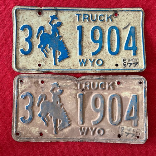 Pair vintage wyoming truck - pair,