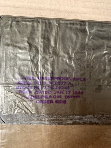Ww2 waterproof rifle bag 1944 - ww2,