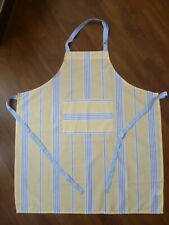 100% COTTON STRIPED APRON WITH