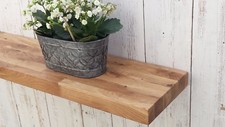 Solid OAK wood floating Mantel