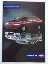 NISSAN PRIMERA SX orig 1998 1999 UK Mkt Sales Brochure - 1.6 1.8 2.0 TD