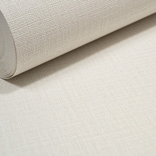 Plain white textured wallpaper - white,