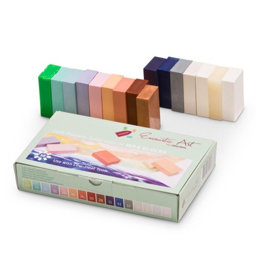 Soft pastel encaustic - soft, wax