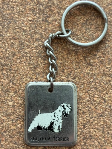 Sealyham terrier keyring - terrier,