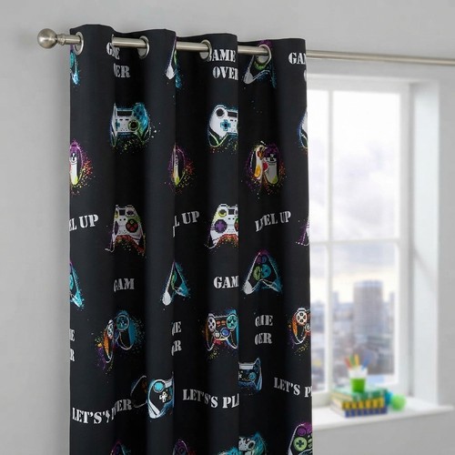 Game over 66x72 inch black - 66x72,