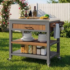 Garden Serving Trolley w/
