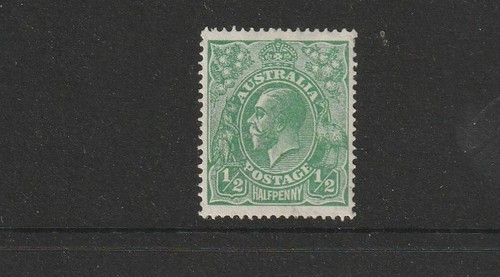 Stamps aust kgv green - , 1/2d