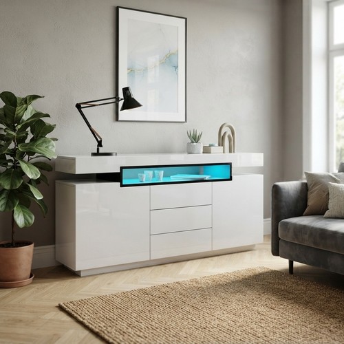 Contemporary 160cm white - 160cm,