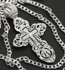 Imperial Crown Cross Pendant