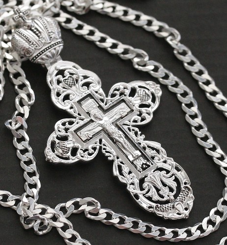 Imperial crown cross pendant - imperial,