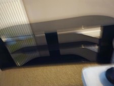 Argos black tempured tv stand