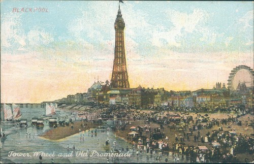 Postcard unposted lancashire - postcard,