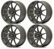 XXR 527 17" ET25 5x100/114 FLAT BRONZE WIDE RIMS ALLOYS WHEELS Z1829