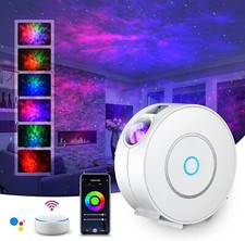 SUPPOU LED Galaxy Star Projector Smart Night Light Kids Adults Decor SK20 White