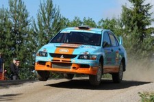 Juha Salo (FIN) on stage 8 WRC