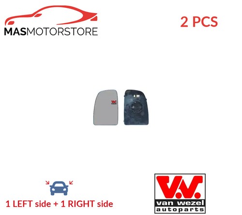Rear view mirror glass pair - glass,