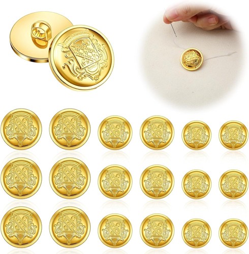 18pcs gold metal blazer - metal,