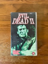 Evil Dead 2 Vintage Cult Horror  VHS PAL Video 1980s