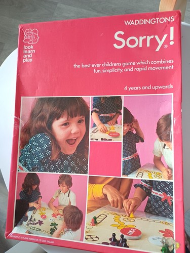 Sorry vintage board game - board,