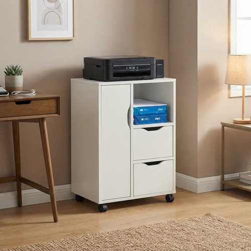 Versatile under desk printer - desk,